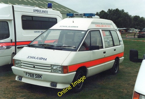 Ambulance photo 6x4 reg - reg, no